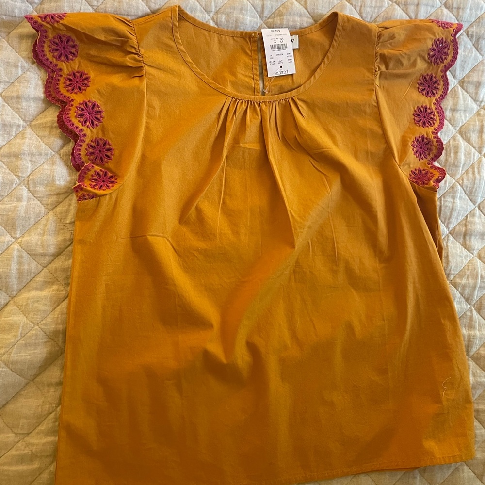 Jcrew eyelet top